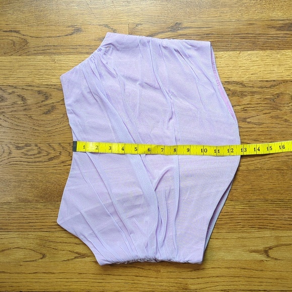 NEW Lilac Corset Top Violet Sleeveless Blouse Women's Size XL - Picture 12 of 13